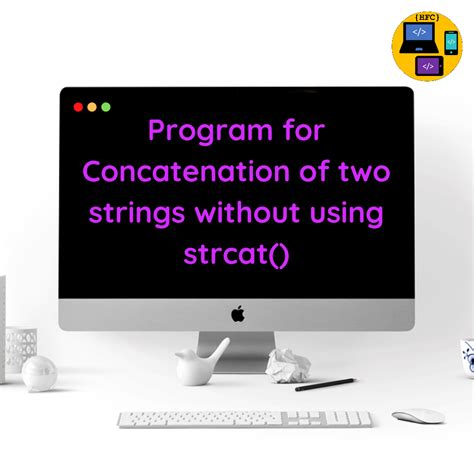 Concatenation Of Two Strings Without Library Function String C Programming
