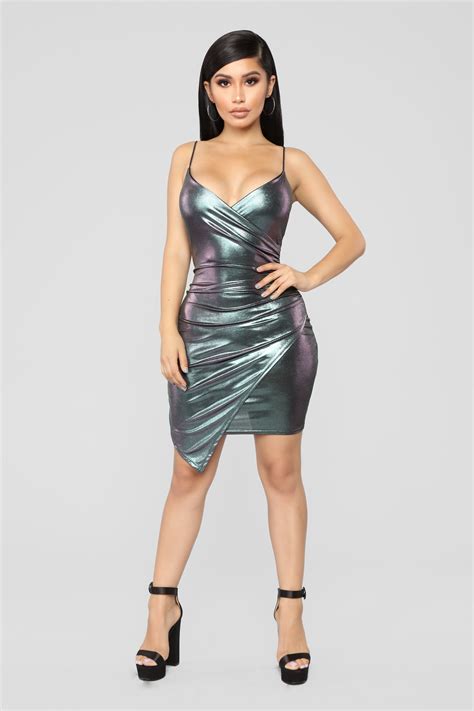8 Metallic Dresses Women Dresses