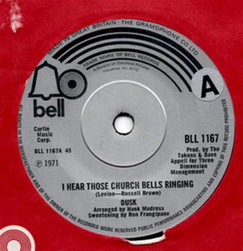 Dusk I Hear Those Church Bells Ringing 1971 Vinyl Discogs