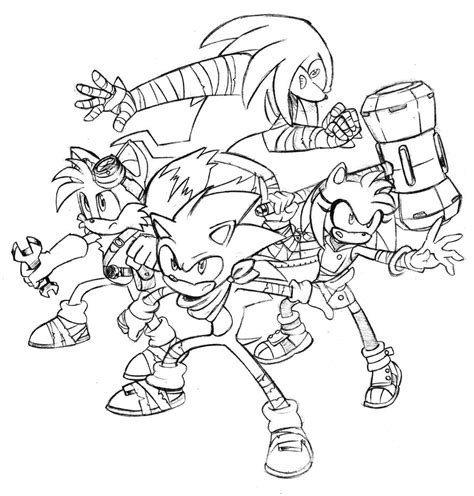 Dibujos Para Colorear De Sonic Boom Sexiz Pix
