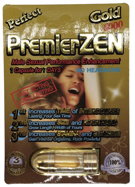 Premierzen Perfect Gold 6000 Male Sexual Enhancement Pill Enhanceme