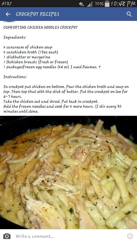 Mini review of the pioneer woman crockpot and marinade chicken. Chicken noodles crockpot | Crockpot chicken and noodles ...