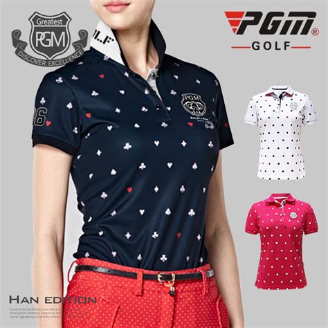 2017 New Products Pgm New Style Golf Wear Ladies T