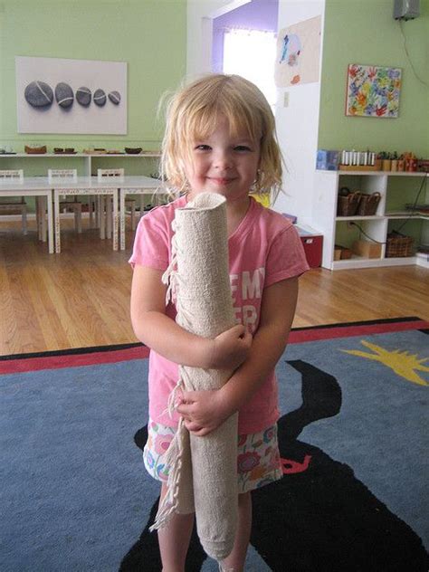 Rolling A Rug Montessori Toddler Toddler Montessori