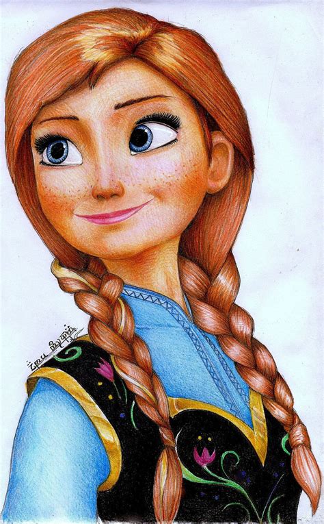 Princess Anna From Frozen By Amandabloom On Deviantart Disney Art