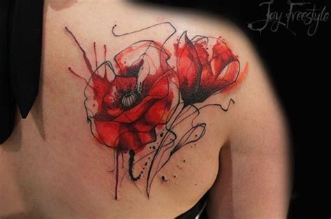 60 Beautiful Poppy Tattoos Poppies Tattoo Watercolor