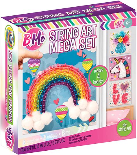 Buy String Art Craft Mega Activity Set For Kids Makes 4 Large String
