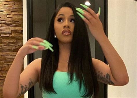 Cardi B Flaunts Her Curves While Showing Off Her Natural Beauty And Real Hair — See The Pics In
