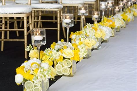 Yellow Decoration For Wedding