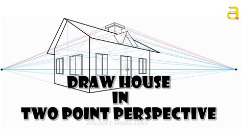 How To Draw A House In Two Point Perspective Perspective Drawing