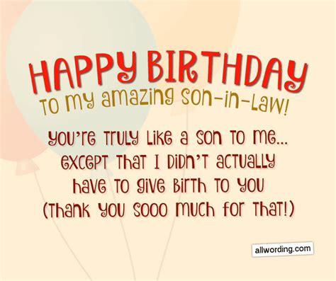 30 Clever Birthday Wishes For A Son In Law
