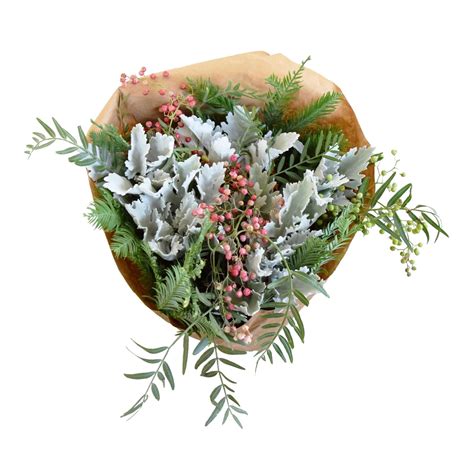 Maybe you would like to learn more about one of these? Fresh Dusty Miller, Pepperberry and Redwood Cedar Bouquet ...