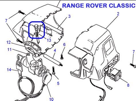 Land Rover Lock Steering Column Bolt Discovery Range Rover Classic Stc Oem Lr British
