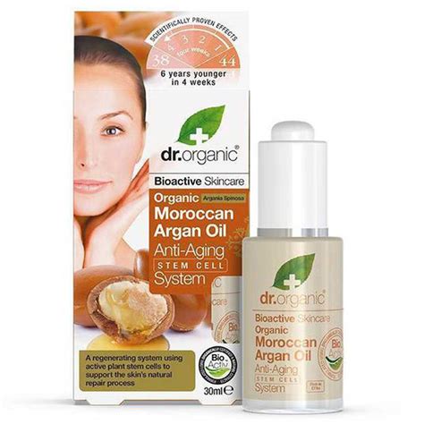 Dr Organic Moroccan Argan Oil Anti Aging Stem Cell System 30 Ml