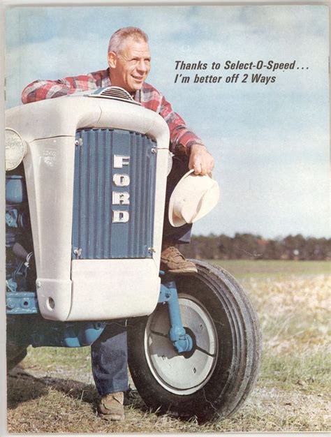1963 Ford 4000 And 6000 Series Tractor With Select O Speed Advertising