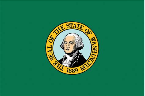 Nylglo Washington State Flag 3 Fth X 5 Ftw Outdoor 2nep2145760