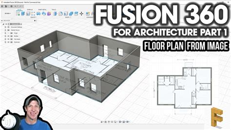 Modeling A Floor Plan From An Image In Fusion 360 Fusion 360 For