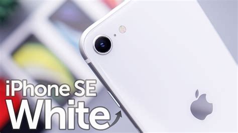 White Iphone Se Unboxing And First Impressions Youtube