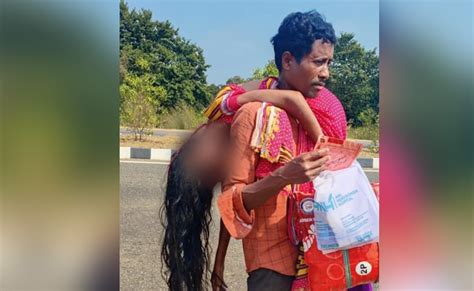 Odisha Man Carries Wife S Body After Auto Driver Refuses To Take Them Home