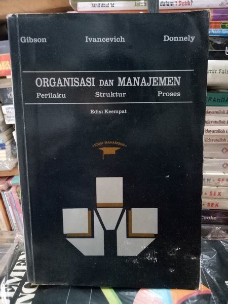 Jual ORIGINAL Buku Organisasi Dan Manajemen Perilaku Struktur Proses