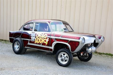This 1951 Henry J Gasser Breathes Fire On The Streets Of Illinois Hot