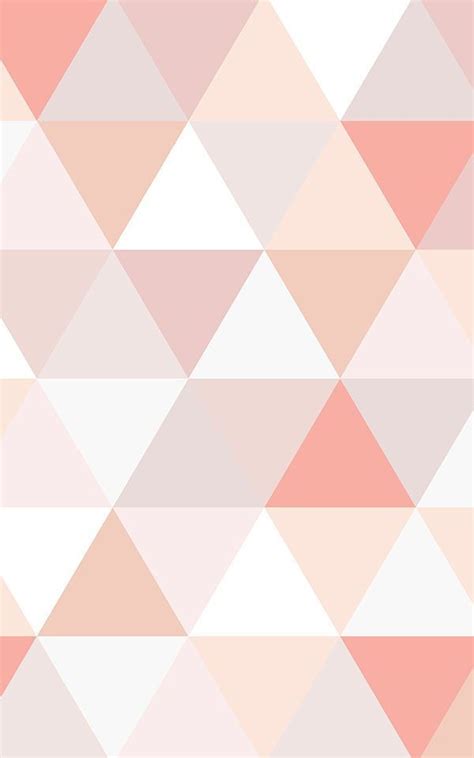 Pink Triangle Pattern Wallpaper Mural Murals Wallpaper Geometric