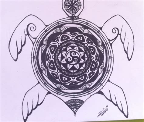 The sea turtle has been drawn with an intricate design that will look beautiful with its swirling colors. Sea Turtle mandala/tribaltattoo JISart | Coloring pages ...