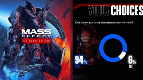 New Mass Effect Infographic Reveals Legendary Edition Player Choices