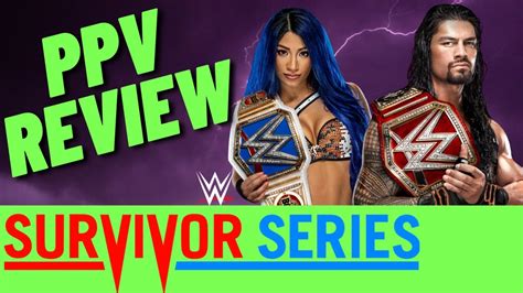 Wwe Survivor Series Review Youtube