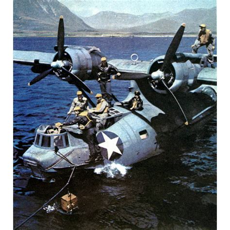 Consolidated Pby 5a Catalina 20 Inch By 30 Inch Laminated Poster With