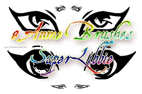 Anime Eyes Photoshop Brushes Free Download 123freebrushes