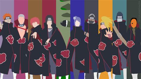 Naruto Akatsuki Desktop Wallpapers Wallpaper Cave