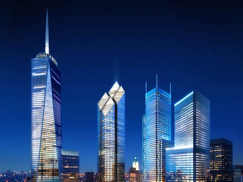 3 Wtc Design Axes Rooftop Spires To Fit In With New