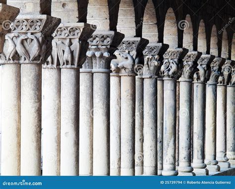 Romanesque Columns Stock Photo Image Of Heritage Architecture 25739794