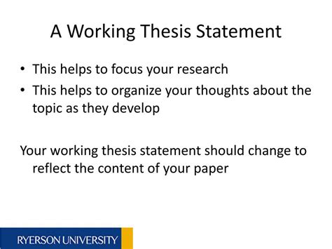 Ppt Writing Effective Thesis Statements Powerpoint Presentation Free