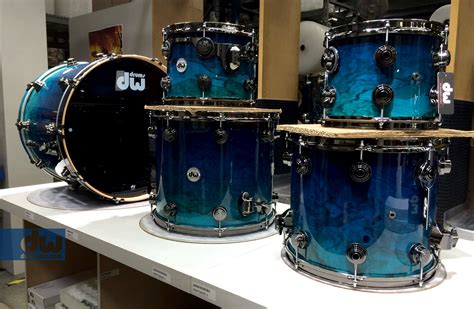 Dw Drums Collectors Series Drum Workshop Pure Maple 333 Blue Moonstone
