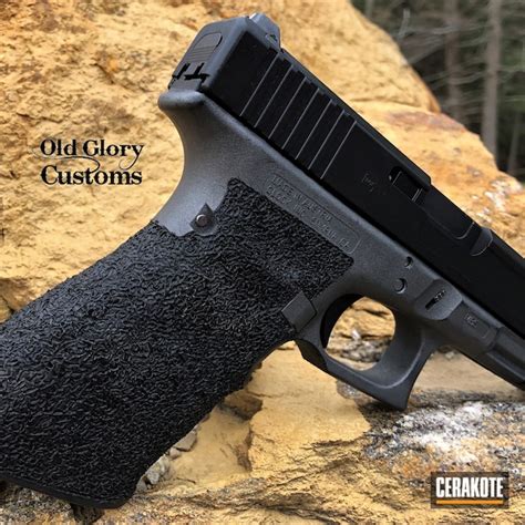 Custom Glock 17 Featuring Graphite Black And Tungsten Cerakote