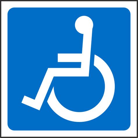 Wheelchair Symbol Sign Disabled Safety Signs Safety Signs And Notices