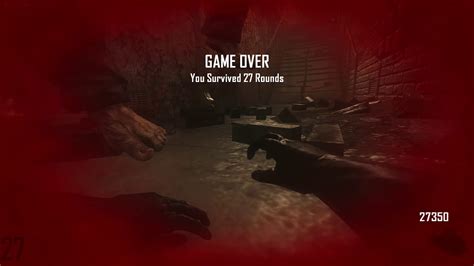 Call Of Duty Black Ops Ii Zombies Gameplay 8 Game Over Level 27