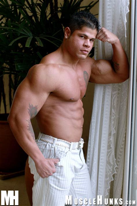Hunk Of A Man Bo Armstrong Simply Adores Flexing His Giant