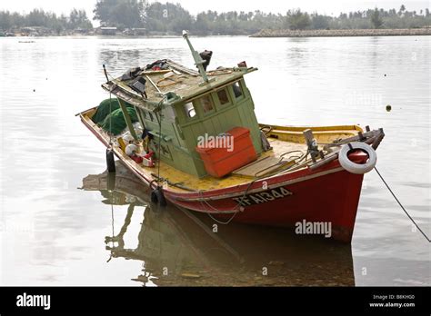 Traditional Fishing Boat Kuala Terengganu Malaysia Stock Photo Alamy