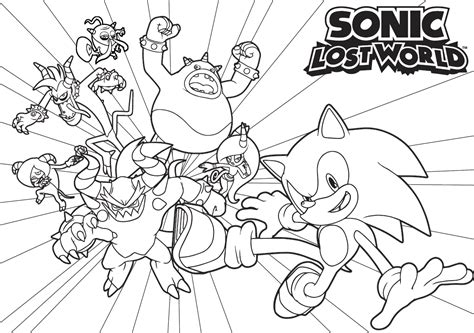 ️sonic Boom Sonic Coloring Pages Free Download