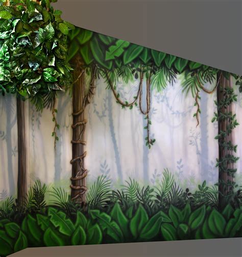 3d kiss wall murals for living room bedroom sofa backdrop tv wall background, originality stickers gift, diy wall decal wall decor wall decorations. Rainforest mural other side of room | This mural was ...