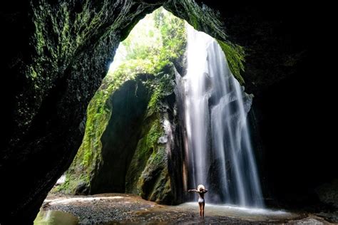 Goa Raja Waterfall In Bali The King Cave Waterfall