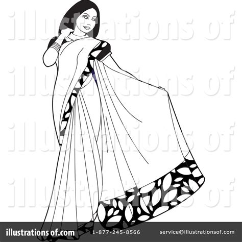 Royalty Free Rf Sari Clipart Illustrations Vector Gra