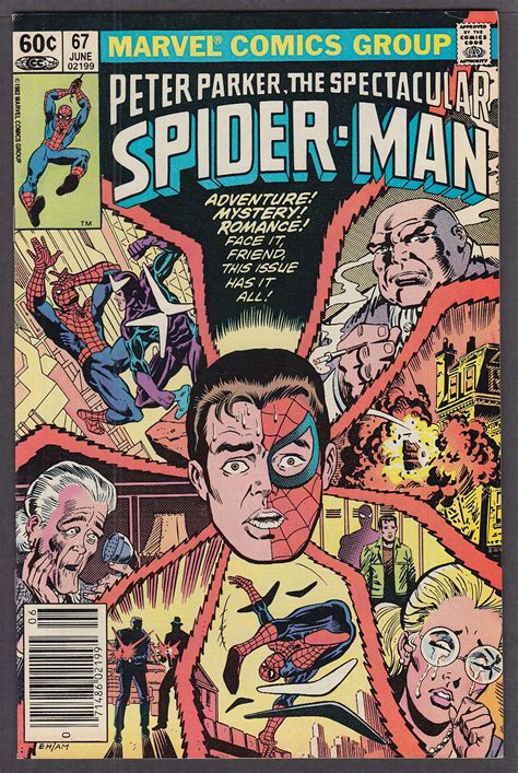 Peter Parker Spectacular Spider Man 67 Marvel Comic Book 6 1982