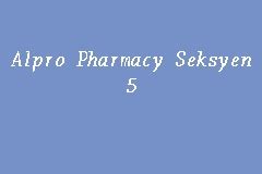 Enjoy membership benefits, rm 6 discount at shipping fees. Alpro Pharmacy Wangsa Maju, Pharmaceutical Store in Wangsa ...