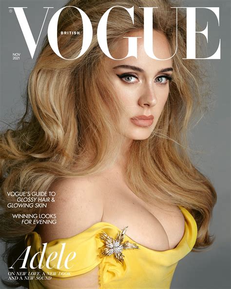 Adele Covers The November 2021 Issues Of American And British Vogue Photoshoot Toya Z World