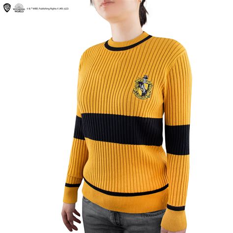 Hufflepuff Quidditch Sweater Harry Potter Cinereplicas