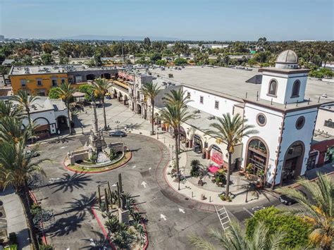 Lynwood, California Drone Images - Plaza Mexico Shopping Center